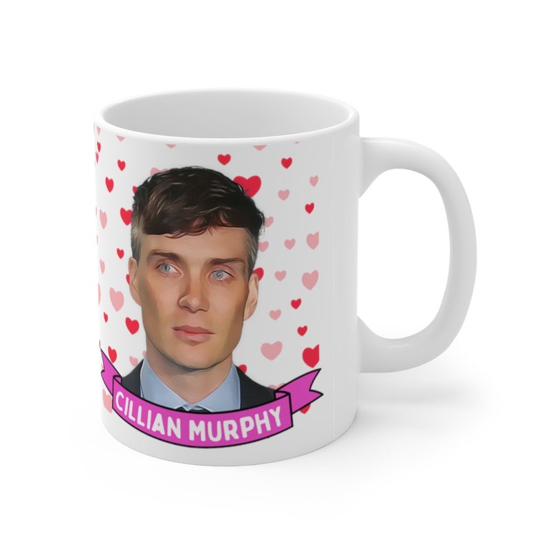 Cillian Murphy Cute Mug Gift, Customized Coffee/Tea Mug, Cillian Murphy Ceramic Mug,Cool Funny Cillian Murphy Mug Gift Idea Handmade in USA image 4