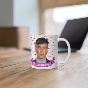 Cillian Murphy Cute Mug Gift, Customized Coffee/Tea Mug, Cillian Murphy Ceramic Mug,Cool Funny Cillian Murphy Mug Gift Idea Handmade in USA image 7