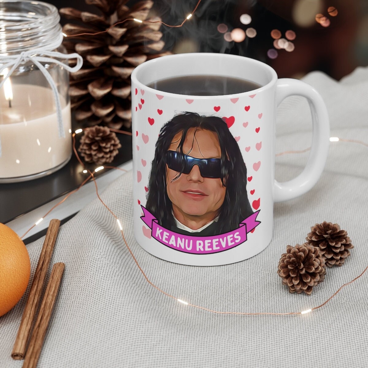 Tommy Wiseau Cute Mug Geschenk, maßgeschneiderte Kaffee / Teetasse, Tommy Wiseau Keramikbecher, coole lustige Tommy Wiseau Mug Geschenkidee Handmade in USA