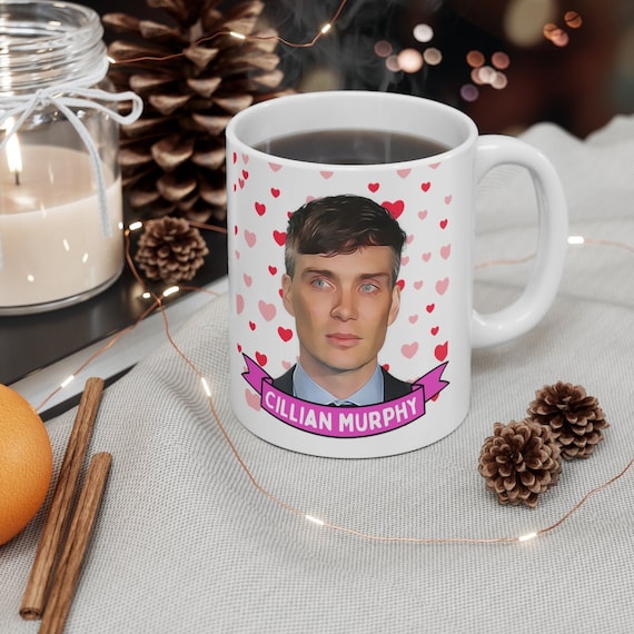 Cillian Murphy Cute Mug Gift, Customized Coffee/Tea Mug, Cillian Murphy Ceramic Mug,Cool Funny Cillian Murphy Mug Gift Idea Handmade in USA