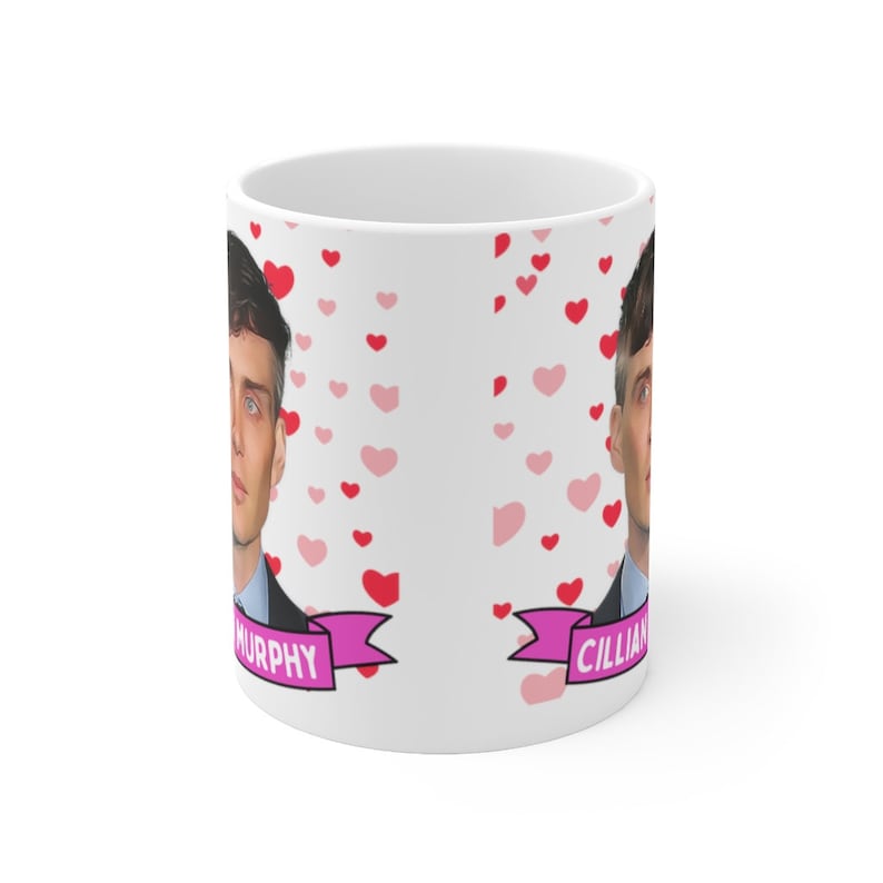 Cillian Murphy Cute Mug Gift, Customized Coffee/Tea Mug, Cillian Murphy Ceramic Mug,Cool Funny Cillian Murphy Mug Gift Idea Handmade in USA image 2