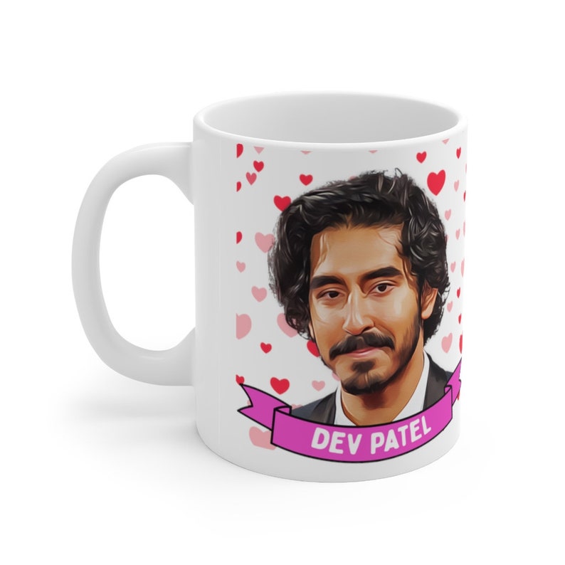 Dev Patel Cute Mug Gift, Customized Coffee/Tea Mug, Dev Patel Ceramic Mug, Cool Funny Dev Patel Mug Gift Idea Handmade in USA image 3
