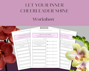 Negative Self Talk Worksheet: Self-Reflection Tool (PDF Download)