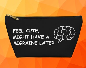 Migraine Medicatie Tas Hoofdpijn Relief Pouch voor haar Grappig cadeau voor vrouwen met migraine Hoofdpijn EHBO-kit Meds Box Emergency Bags