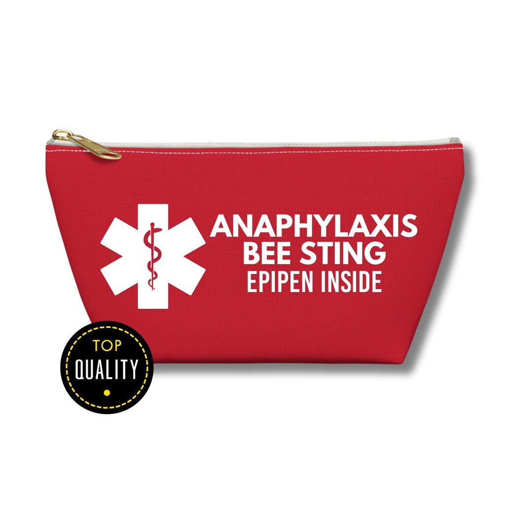 Bee Sting Allergy Epipen Accessory Pouch W Tbottom Etsy