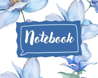 Vintage Floral Digital Notebook: Hyperlinked Calendar, GoodNotes Notability Templates