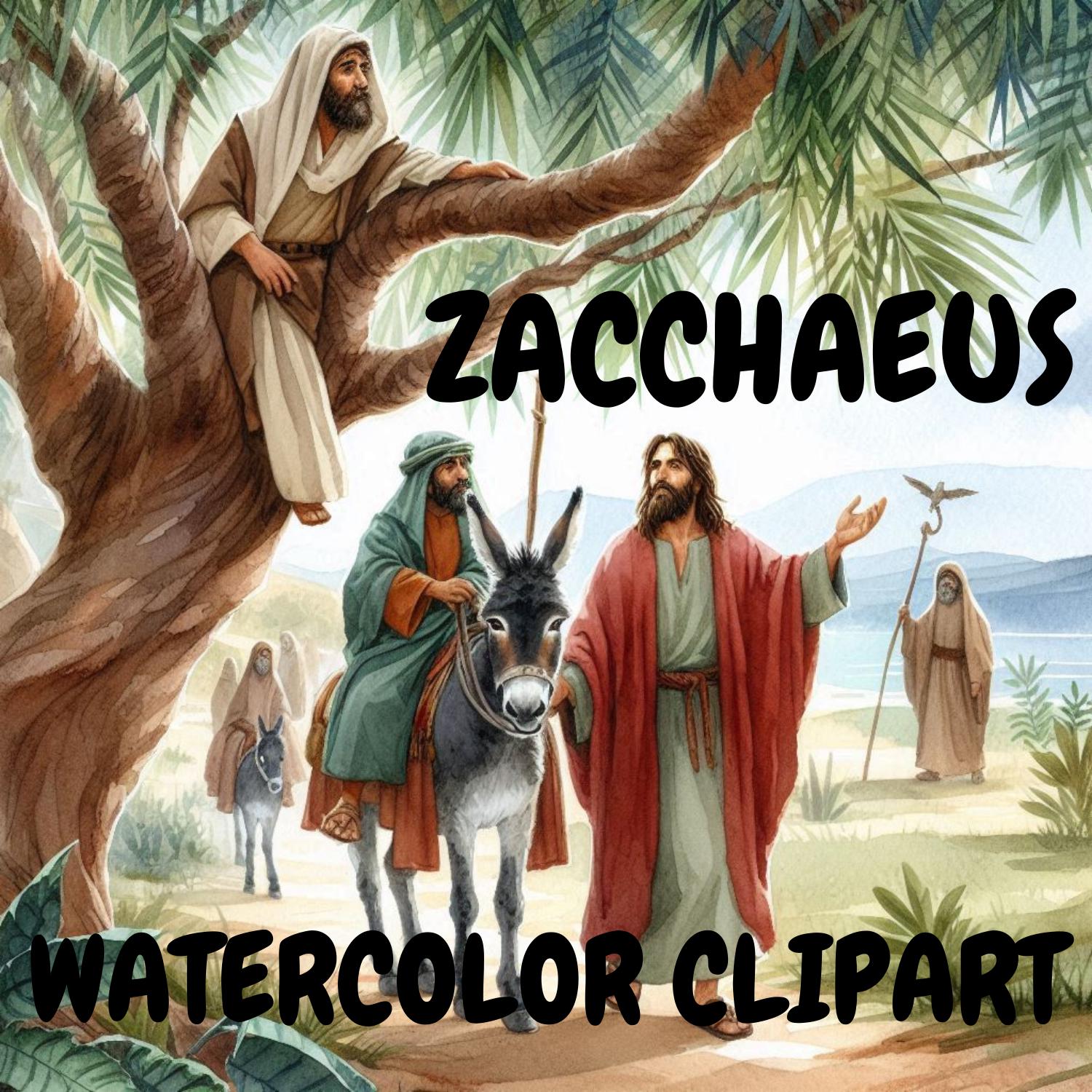 Zacchaeus, Bible Stories | Bible Art | Sunday School Craft | Zacchaeus And Jesus | Zacchaeus The Tax Collector, Christian Art