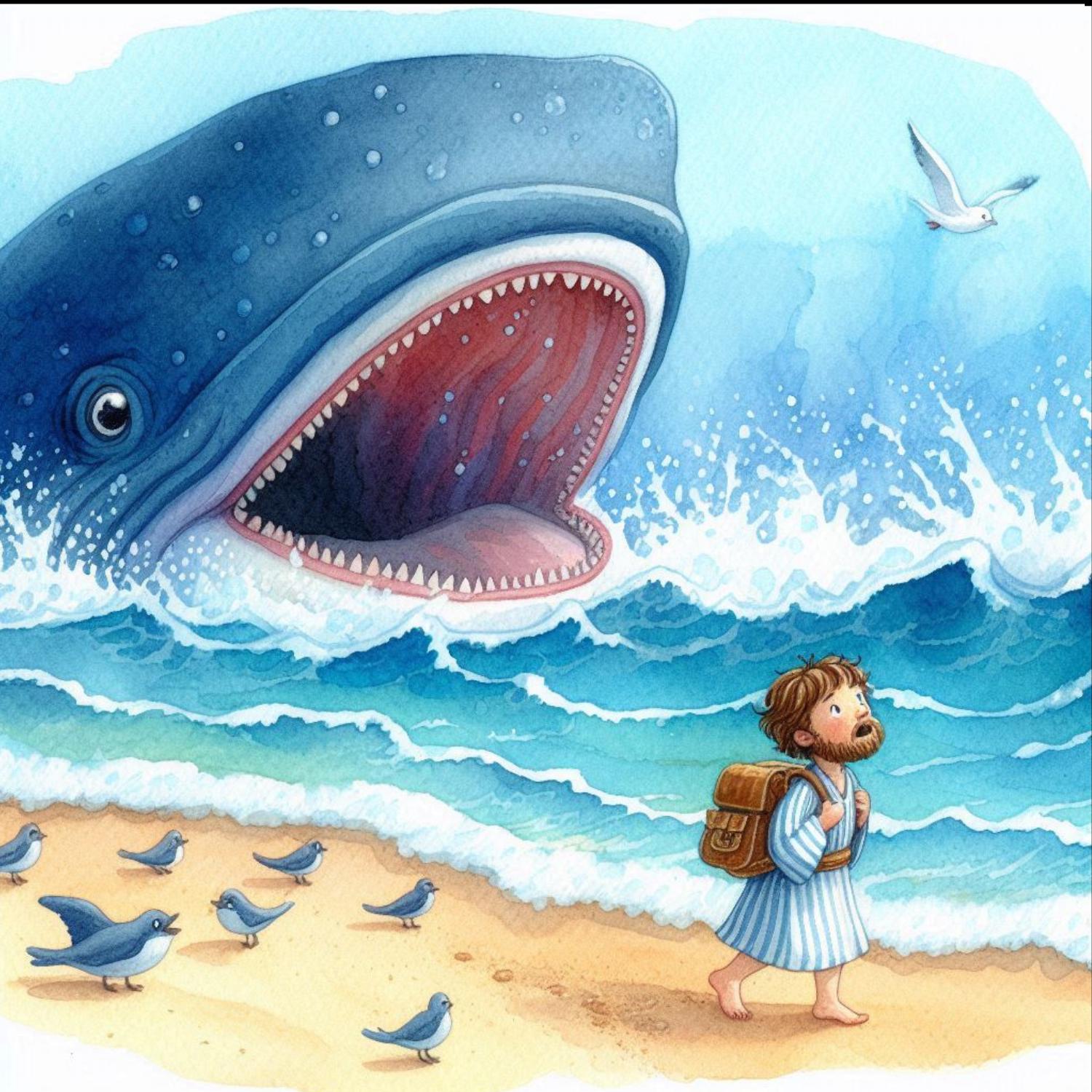Jonah and the Whale Clipart Bundle: Bible Story Art (digital Download ...