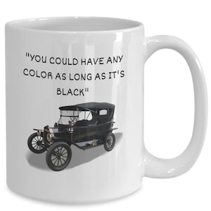 Ford model t, Ford Model T mug, car guy gift, classic car gifts, Gifts for car lovers, Car enthusiast gifts, classic car lover