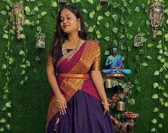 Half Saree Etsy