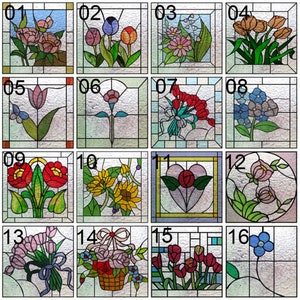 Window Privacy Film, Frosted Glass Window Film Sun Blocking, Bathroom Window Privacy Film for Home, Static Clings Removable Frosting