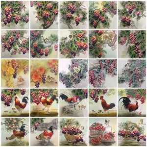 Custom Size Window Film Frosted Vintage Floral Static Cling No Glue Stained Glass Film Window Door Decal for Bathroom Kitchen