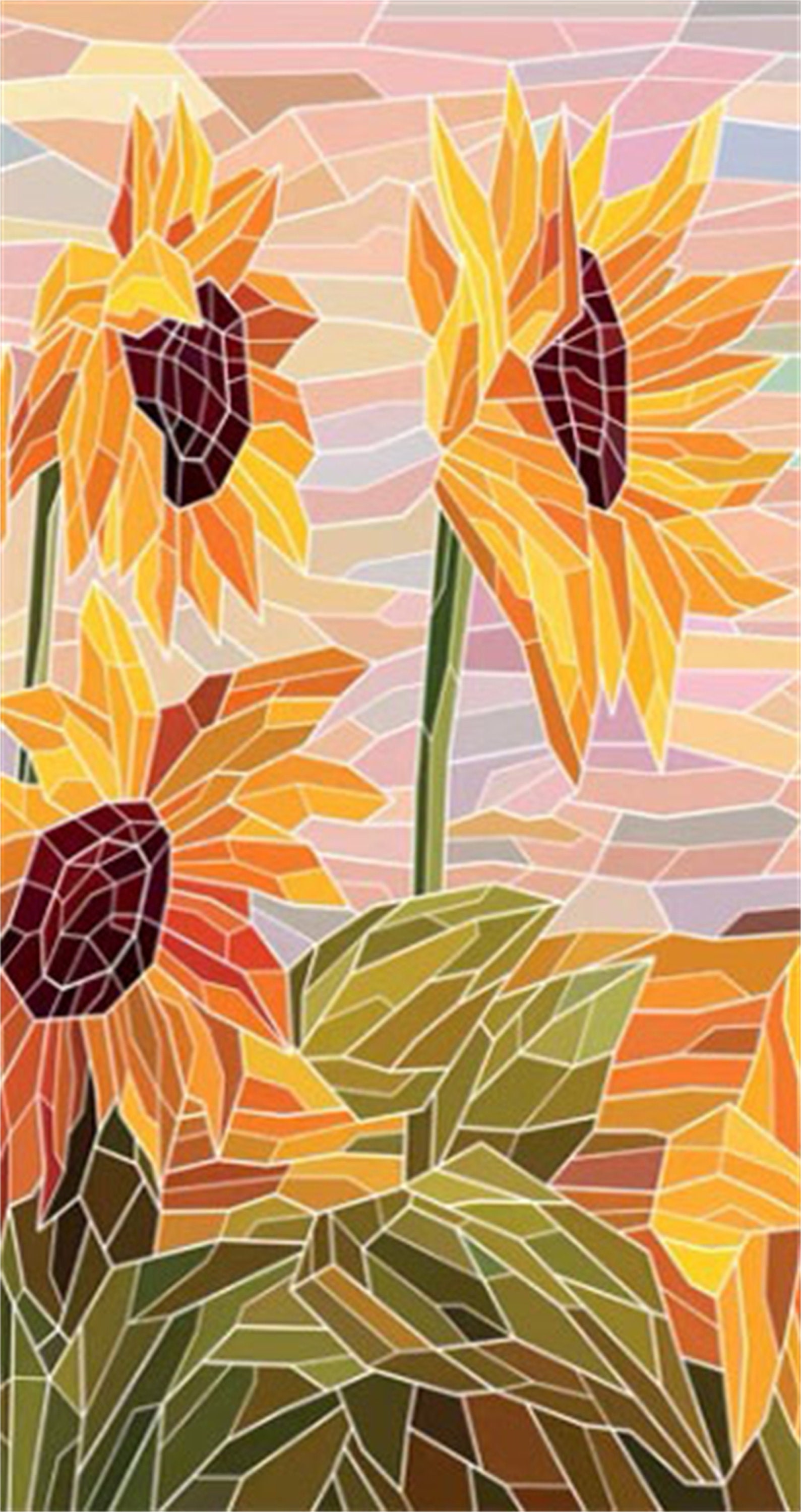 Custom Size Stained Glass Window Film Electrostatic Heatproof Etsy UK