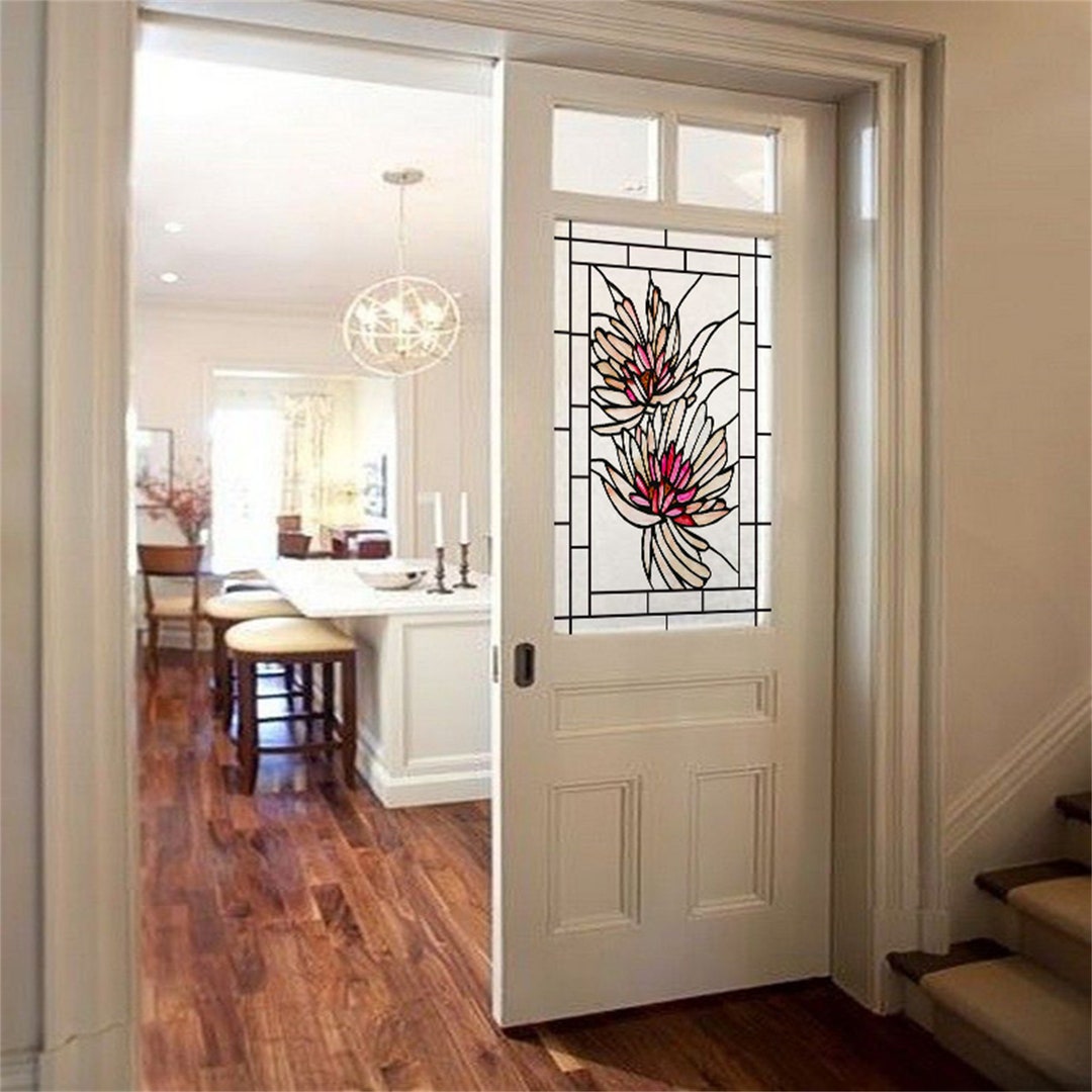 Window Film Frosted Stained Glass Films,static Cling Privacy Films,door ...