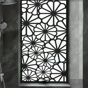 Custom Size Vintage Privacy Window Sticker - Glue-Free Static Cling, Frosted Glass Door Film, Anti-UV