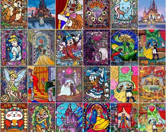 Customized Stained Glass Films Window Film, Frosted Sticker Design, Perfect for Kids' Room Doors, Light Box Posters & Home Décor