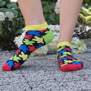 Meeple Ankle Socks - Colorfull Meeples