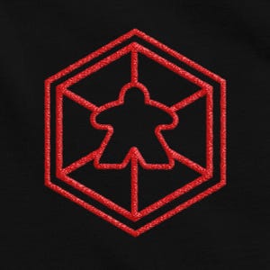 Red Meeple Polo T-shirt