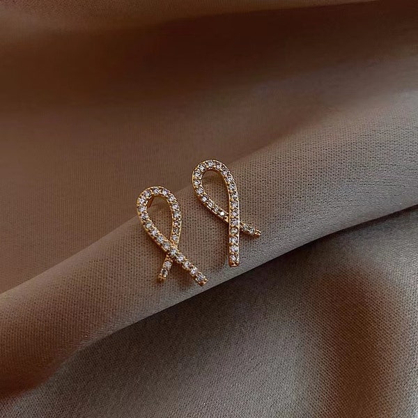 Cadeaux cancer du sein pour femme, boucles d'oreilles ruban sensibilisation au cancer du sein, boucles d'oreilles cancer du sein, sensibilisation au cancer du sein, bijoux ruban rose