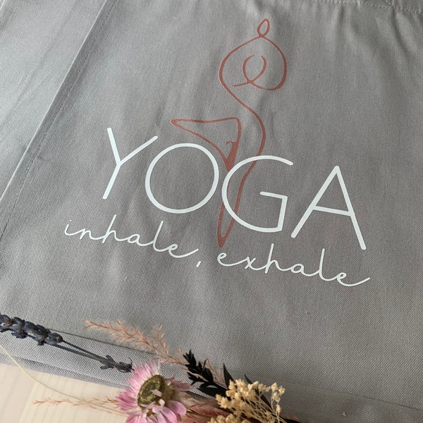 Yoga-Tasche / mit Mattenfach / personalisiert