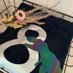 Birthday shirt boys and girls, personalized with name and number, T-Rex, dinosaur, birthday T-shirt