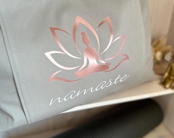 Yoga-Tasche / mit Mattenfach / personalisiert