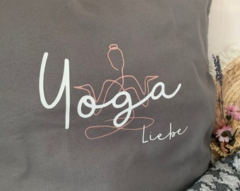 Kissenhülle Yoga, Yoga Liebe