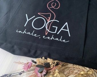 Yoga bag with mat compartment, customizable