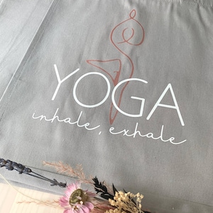 Yoga-Tasche / mit Mattenfach / personalisiert