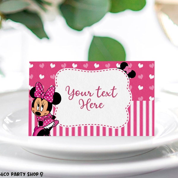 Kids Birthday Food Tent Party Favors Birthday Party Decor Birthday Food Label Editable Template Editable Place Card Food Card