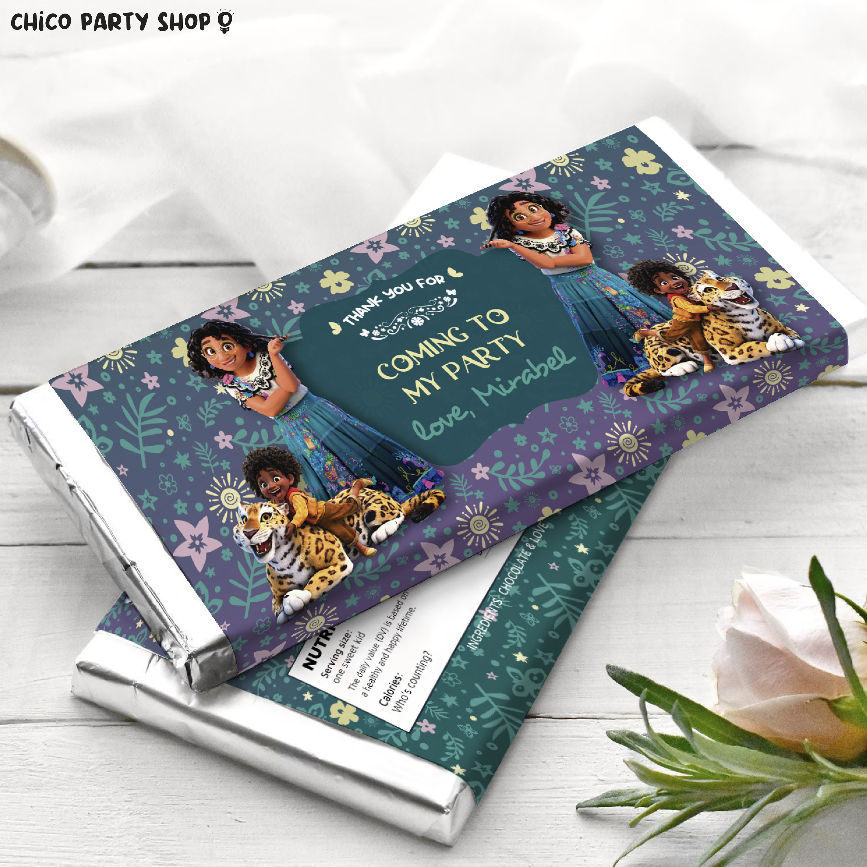 Moana Birthday Candy Wrapper Printable - Etsy