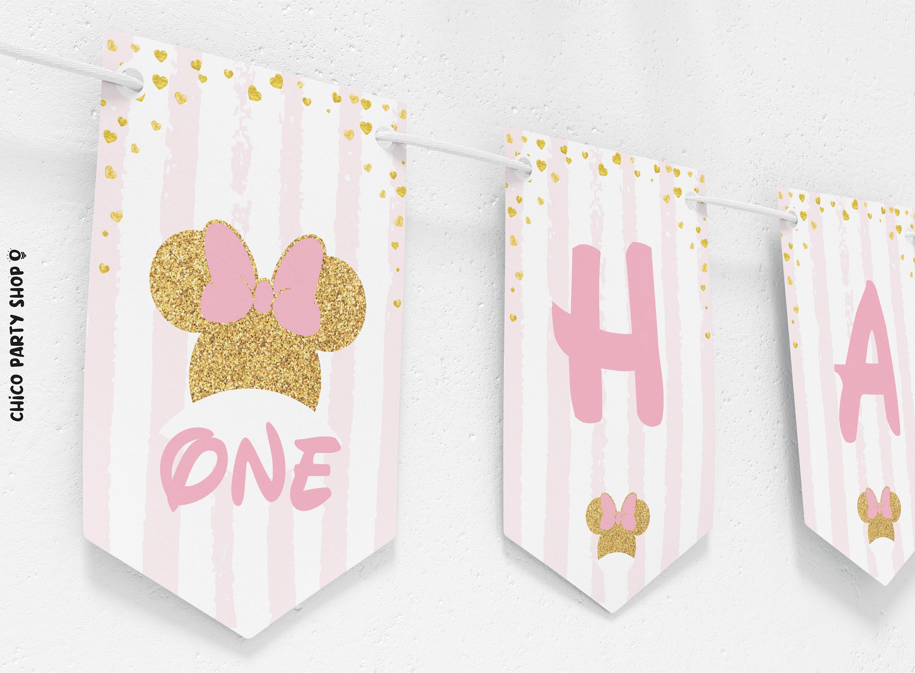 Mickey Minnie Mouse Party Supplies Banner Balloons Birthday Party Set  Decoration