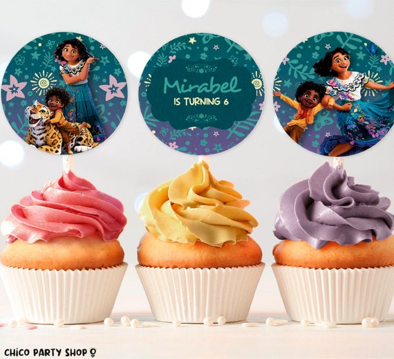 Kids Birthday Cupcake Toppers Party Favors Birthday Party Etsy