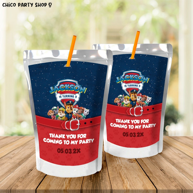 Kids Capri Sun Labels Birthday Labels Printable Templates Kids - Etsy