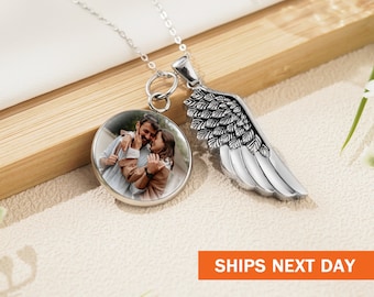 Sterling Silver Angel Wing Urn Necklace, Personalized Cremate Jewelry, Customized Memorial Pendant for Human Ashes, Handmade Sympathy Gift