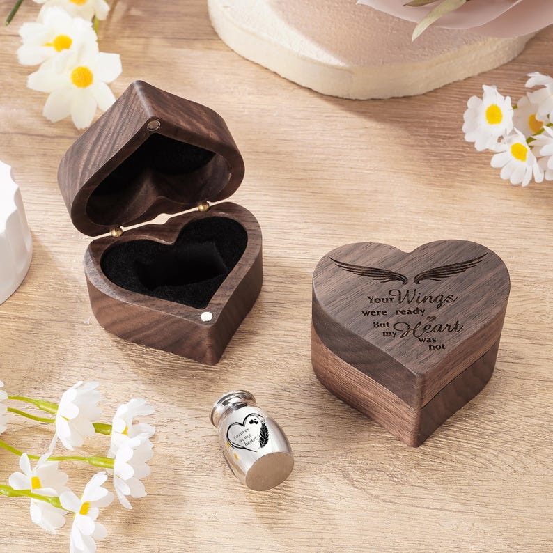 Photo Customization 1.18 Inches Mini Urn, Memorial Ashes Holder, Engraved Small Keepsake, Cremation Urns for Ashes, Personalized Small Urn image 8
