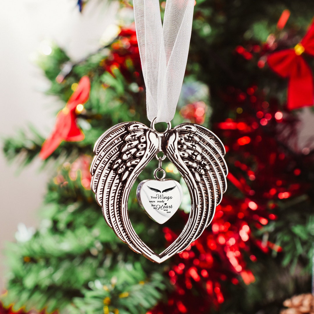 Cremation Urn With Angel Wings, Memorial Keepsake, Christmas Urns