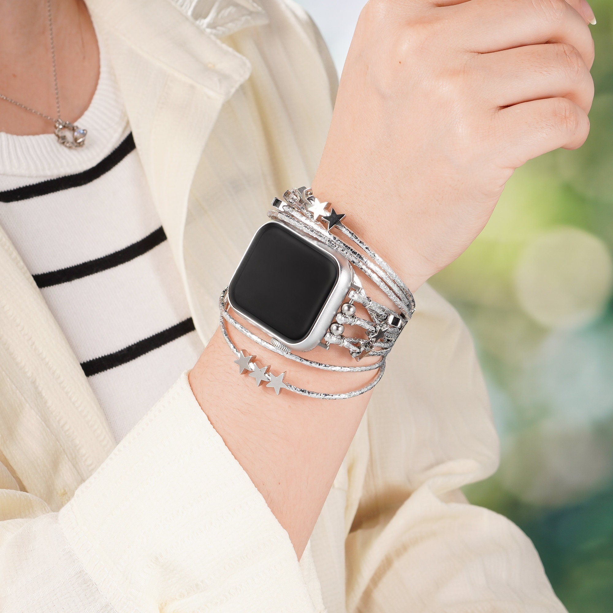 Pandora Bracelet Apple Watch Pulsera Acero Inoxidable Relojes