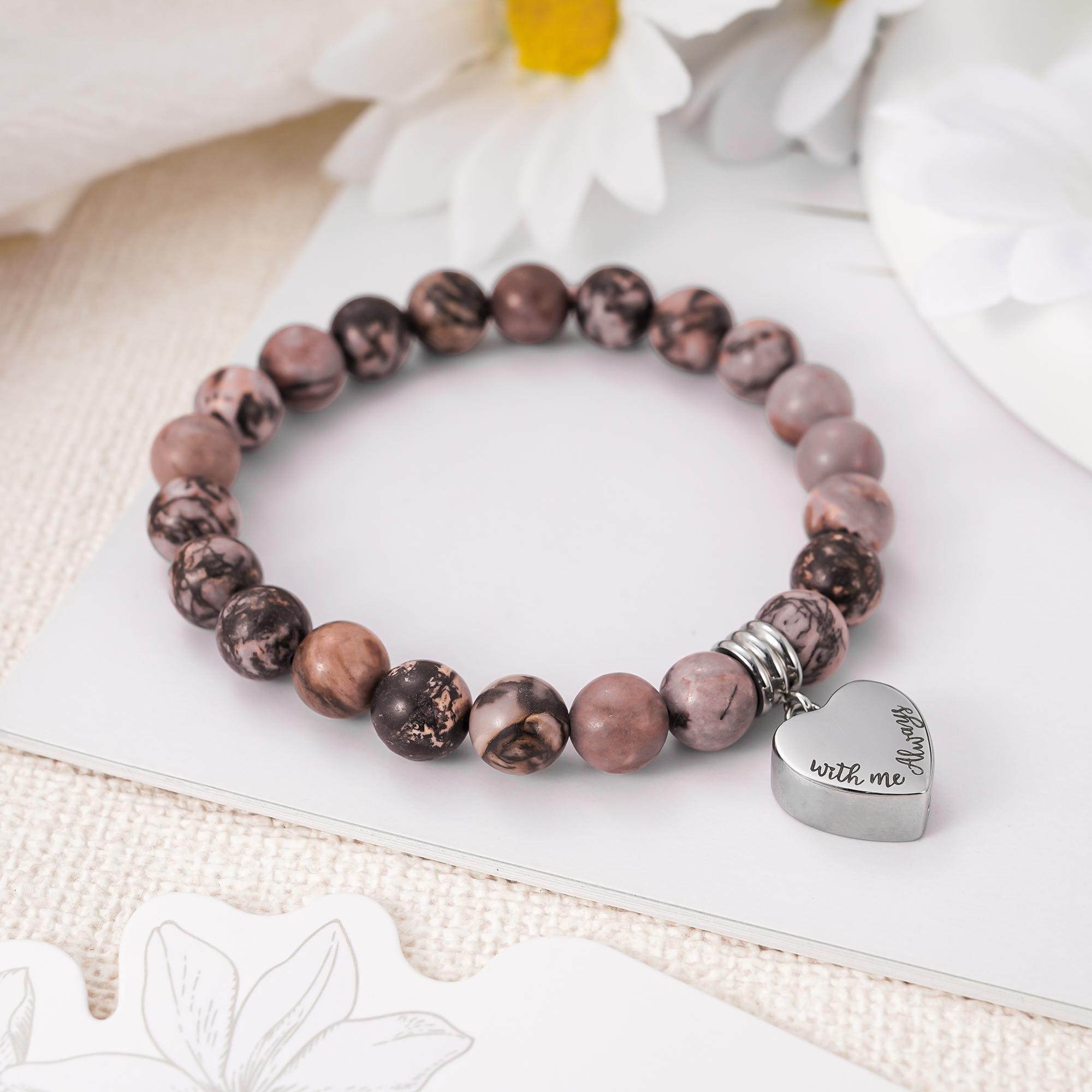 XSMZB Cremation Jewelry Bracelet - American Football Urn Bracelet For Ashes, Adjustable Rope Bangle