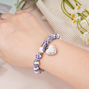 Personalized Urn Bracelet for Ashes, Heart Memorial Bracelet, Customized Cremation Jewelry, Ashes Holder Bangle, Ashes Bracelet for Women image 16