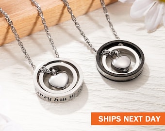 Customized Locket Cremated Ashes Necklace, Personalized Cremation Jewelry for Ashes, Eternal Memory Keepsake, Cremation Necklace