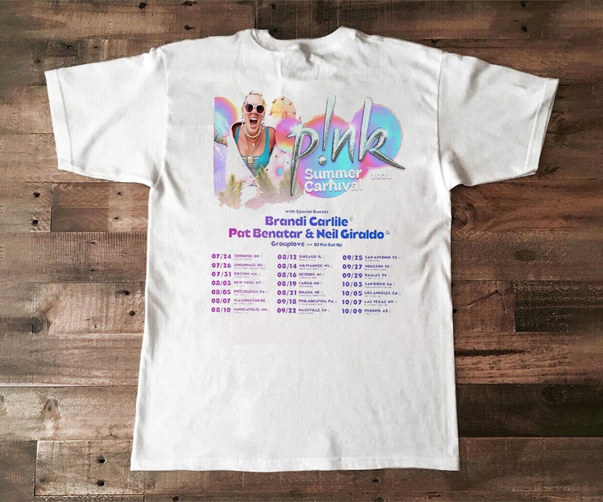 2023 P!nk US Summer Carnival Tour T-Shirt, Pink Tour 2023 T-Shirt