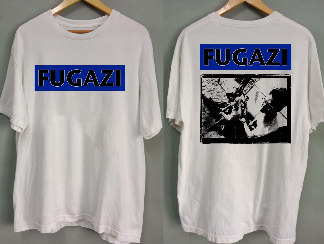 Discover Vintage 1990s Fugazi Band T-Shirt