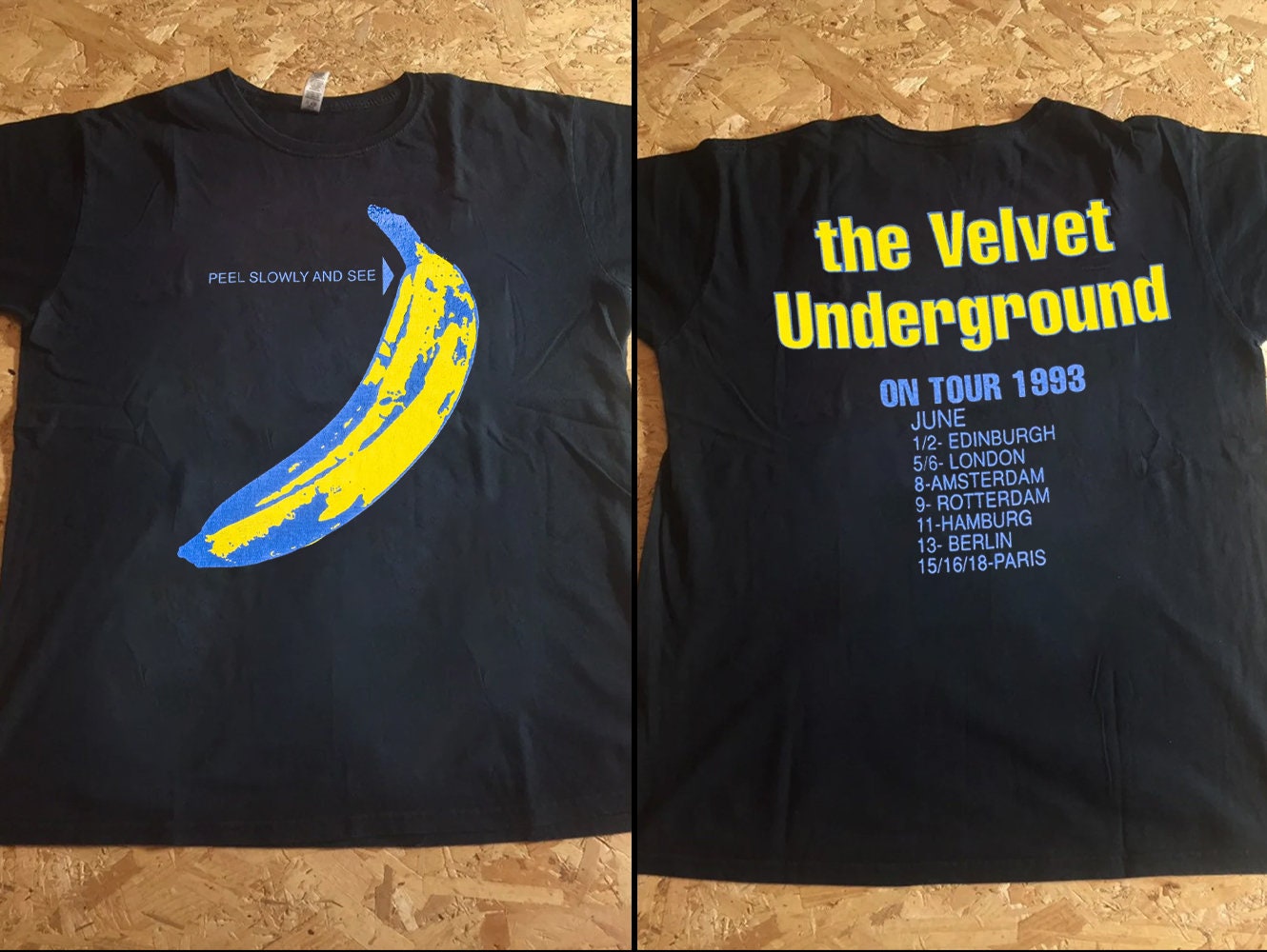 Discover Vintage 1993 The Velvet Underground Peel Slowly And See T-Shirt