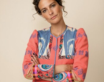 Coral Bolero Jacket - Etsy