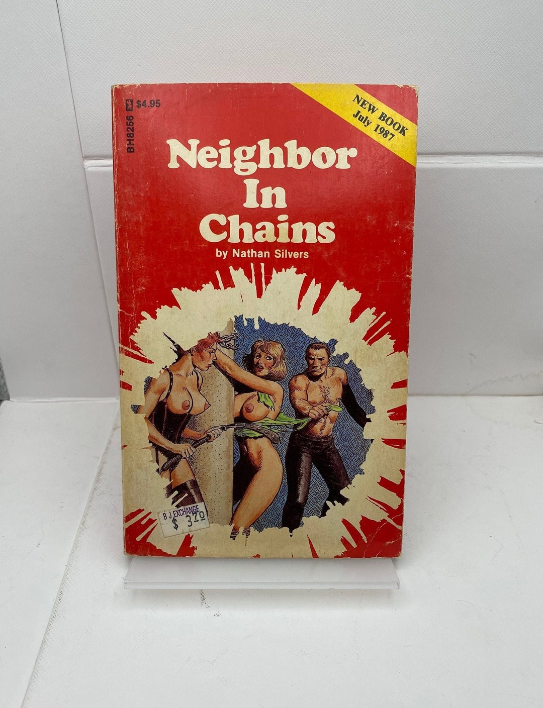 18/ BDSM SLEAZE 1987 Neighbor in Chains by Nathan Silvers Greenleaf Classics Etsy