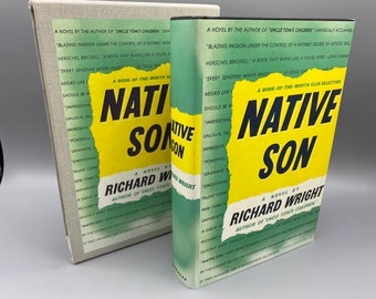 1940 Native Son by Richard Wright ~ 1968 facsimile first edition printing