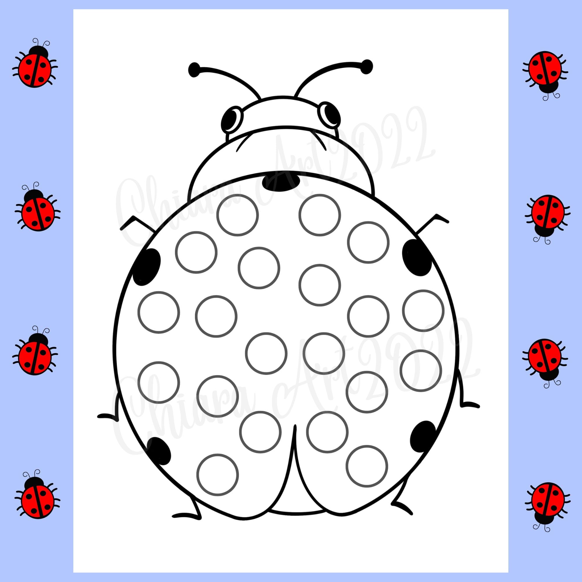 Dot Sticker Activity Printable, Craft Toddlers, Do a Dot, Fine Motor ...