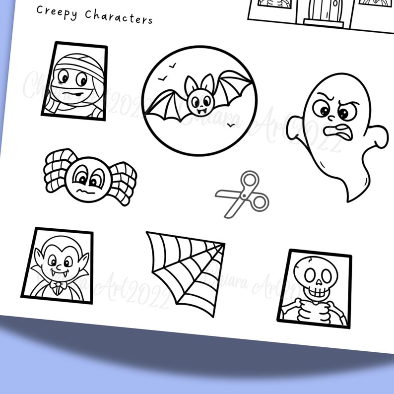 halloween paper craft printable
