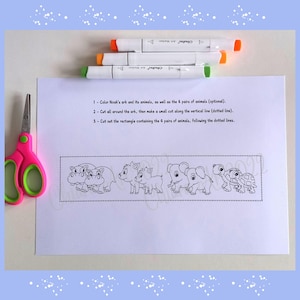 animals two by two bible lesson printable